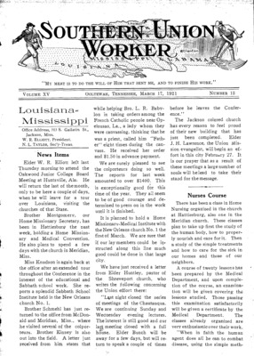 Southern Union Worker | March 17, 1921