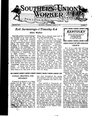 Southern Union Worker | March 27, 1929