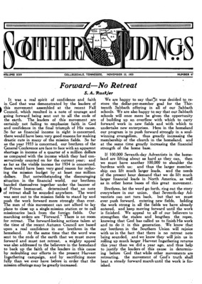 Southern Tidings | November 22, 1933