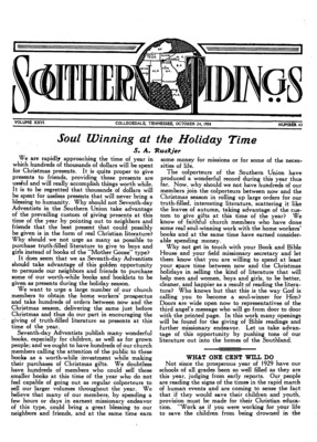 Southern Tidings | October 24, 1934