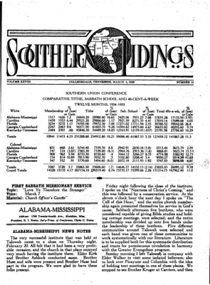 Southern Tidings | March 4, 1936