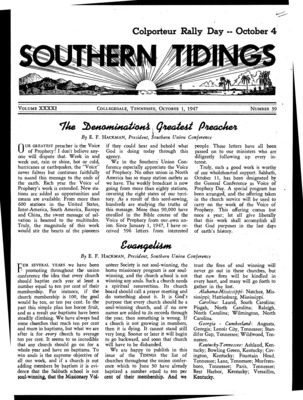 Southern Tidings | October 1, 1947
