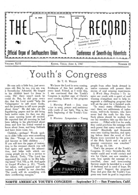 Southwestern Union Record | June 4, 1947