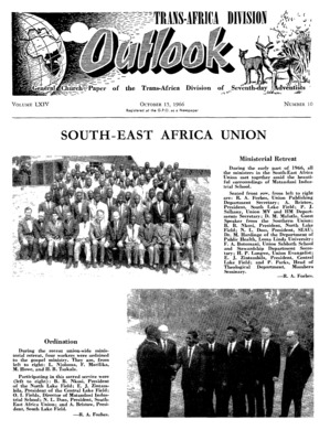 Trans-Africa Division Outlook | October 15, 1966