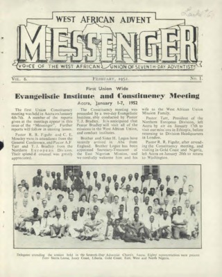 The West African Advent Messenger | January 1, 1952