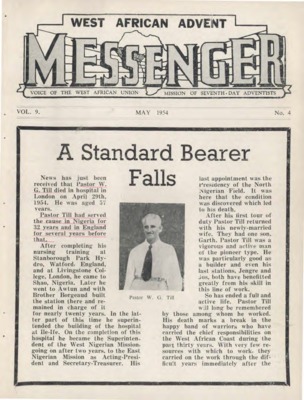 The West African Advent Messenger | May 1, 1954