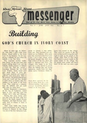 The West African Advent Messenger | July 1, 1963
