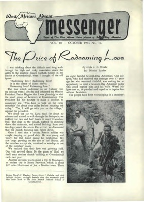 The West African Advent Messenger | October 1, 1964