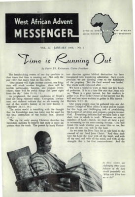 The West African Advent Messenger | January 1, 1968