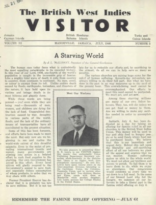 British West Indies Union Visitor | July 1, 1946