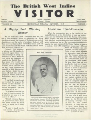 British West Indies Union Visitor | October 1, 1946