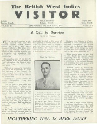 British West Indies Union Visitor | April 1, 1947