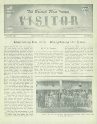 British West Indies Union Visitor | March 1, 1950