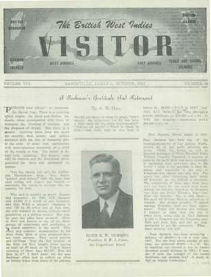 British West Indies Union Visitor | October 1, 1951