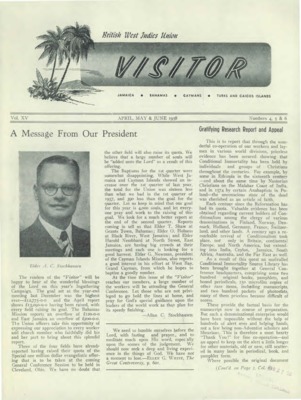 British West Indies Union Visitor | April 1, 1958