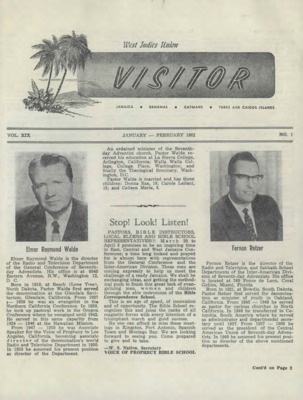 West Indies Union Visitor | January 1, 1962