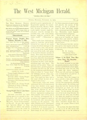 The West Michigan Herald | November 22, 1905