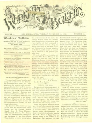 The Worker's Bulletin | November 21, 1899