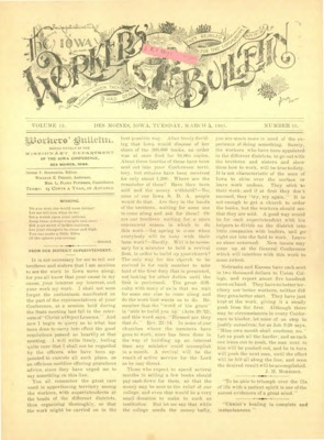 The Worker's Bulletin | March 5, 1901