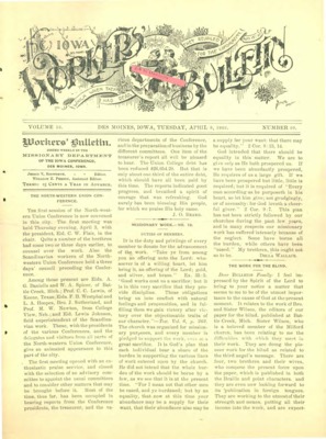 The Worker's Bulletin | April 8, 1902