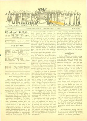 The Worker's Bulletin | July 17, 1906