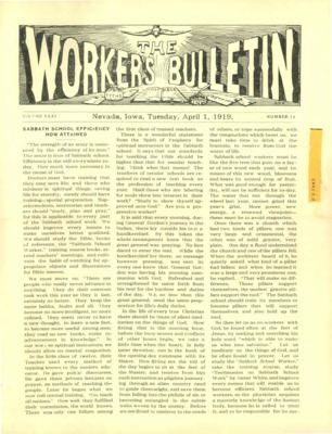 The Worker's Bulletin | April 1, 1919