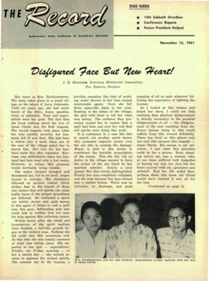 Southwestern Union Record | November 15, 1961