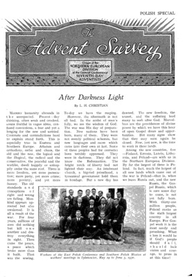 The Advent Survey | October 1, 1930