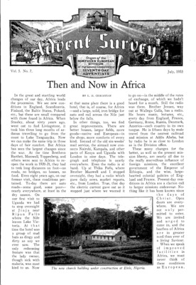 The Advent Survey | July 1, 1933
