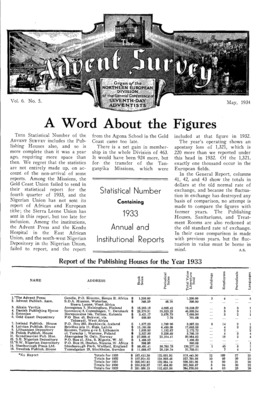 The Advent Survey | May 1, 1934