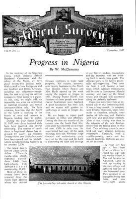 The Advent Survey | November 1, 1937