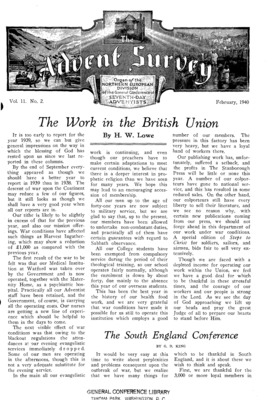 The Advent Survey | February 1, 1940