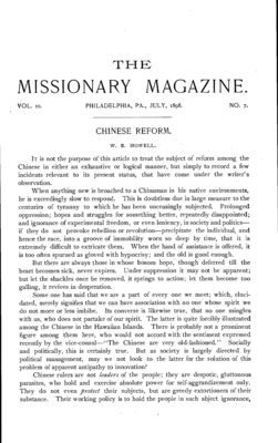 The Missionary Magazine | July 1, 1898