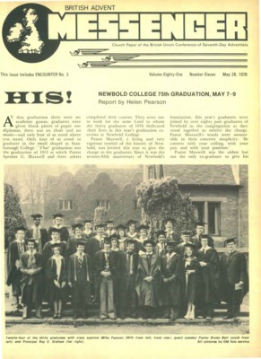 British Advent Messenger | May 28, 1976