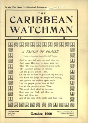 The Caribbean Watchman | October 1, 1909