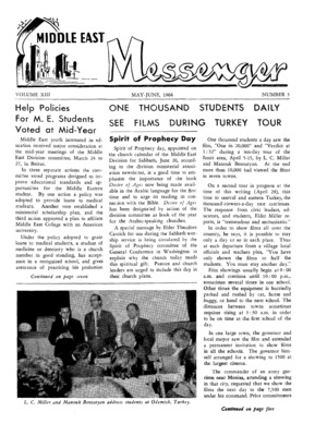 Middle East Messenger | May 1, 1964