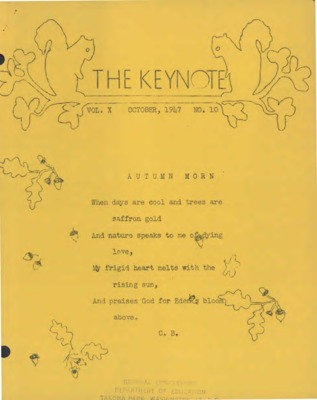 The Keynote | October 1, 1947