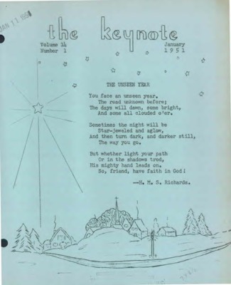 The Keynote | January 1, 1951