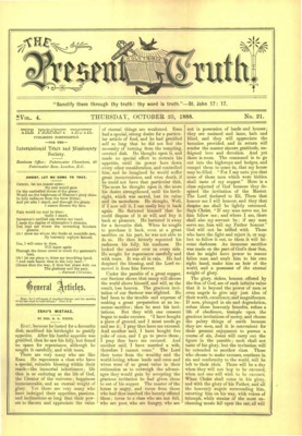 The Present Truth | October 25, 1888