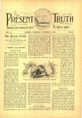 The Present Truth | October 18, 1900
