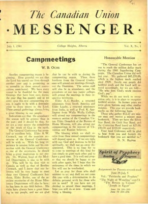Canadian Union Messenger | July 1, 1941