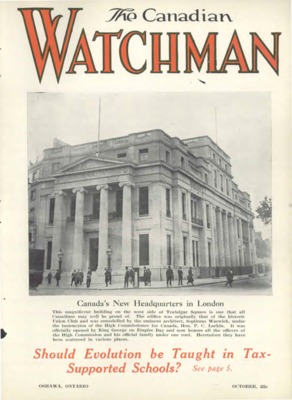 The Canadian Watchman | October 1, 1925