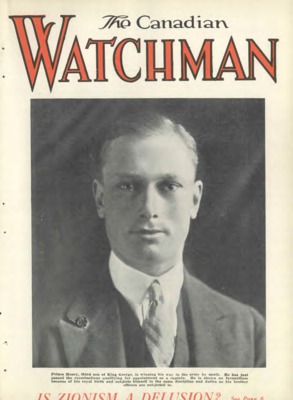 The Canadian Watchman | June 1, 1926