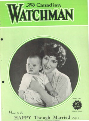 The Canadian Watchman | October 1, 1934