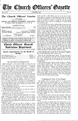 The Church Officers' Gazette | October 1, 1930
