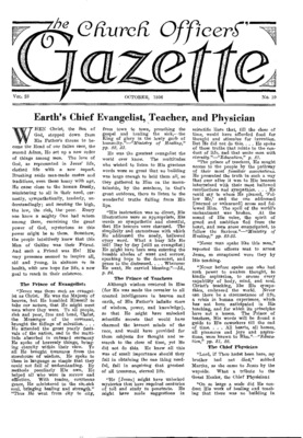 The Church Officers' Gazette | October 1, 1936