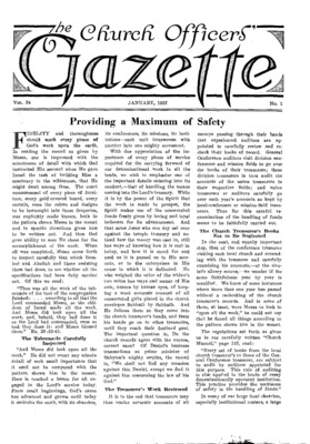 The Church Officers' Gazette | January 1, 1937