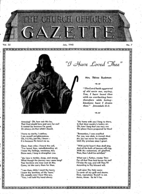 The Church Officers' Gazette | July 1, 1948