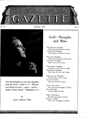 The Church Officers' Gazette | September 1, 1948