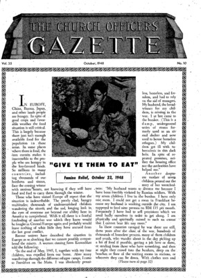 The Church Officers' Gazette | October 1, 1948